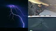 Mzansi can’t wrap their heads around pics of car struck by lightning: “My science teacher lied”