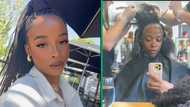 Woman pays R0 to get hair relaxed by Stellenbosch students, SA is impressed