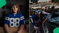 "God made the right person rich": Jayden Crosson hands R20k worth of pizzas to the needy, SA moved