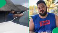 "Pay my ex a visit": Man smashes Toyota windscreen with a single slap, SA stunned by mighty strength