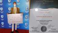 "He swept them all": Matriculant gifted R10k for achieving impressive 7 distinctions