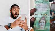 SA man picks up Venezuelan bolívar banknote worth R3 700 thinking it's R10, peeps react: "You can retire now"