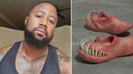 Cassper Nyovest and the rest of Mzansi trip over freaky concept sneakers detailed with long piranha like teeth