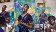 I want this: Wizkid gushes over impressive portrait of him made by talented artist