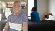 Man shows off his neat and small home after moving from kZN to Gauteng for work, SA impressed