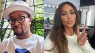 LOL: Maps Maponyane and Kim Kardashian? Presenter jokes about his sudden celeb relationship