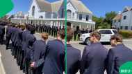 "Say no to GBV": Bishops College boys' guard of honour moves South Africans