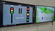 University students design and install traffic lights with inbuilt CCTV cameras on campus