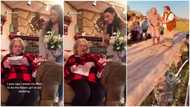 Emotional moment: Child asks grandma to be flower girl at her wedding, woman covers mouth & cries in video