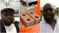 Young man returns home with 1 machine to start successful brick business