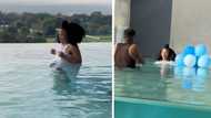 Gender reveal photoshoot in the pool makes a splash, takes South Africa by storm