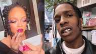 Hot couple alert: Rihanna and A$AP Rocky spotted heading to New York studio