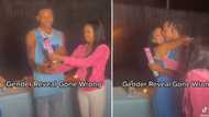 Man's new bae steals the spotlight at baby’s gender reveal with his ex in viral video, internet can't deal