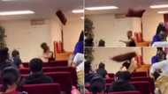 Video of flying pillow missing man's head at a church goes viral: "Them spirits wrong"