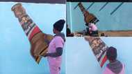 Woman wows Mzansi with her realistic mural art, SA thinks she's really talented