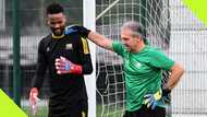 Under fire Bafana Bafana goalkeeper Veli Mothwa is backed to improve