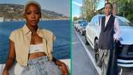 Mzansi swoons over Thuso Mbedu's pics and vids of lavish travels to Croatia, Miami, Paris and Vienna