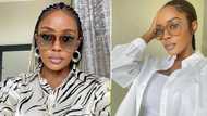 Thembi Seete shares behind the scenes pics of 'Gomora's glamorous wedding, Mzansi loving the lux affair