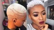 30+ stunning white dye on short African hairstyles