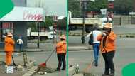 “This is beautiful”: Elderly woman buys food for 2 female EPWP street cleaners in heartwarming clip