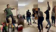 Friends celebrate lady's new home by dancing in every room, lit clip has Mzansi living