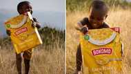 Photos of cute girl holding a box of cornflakes melts SA's hearts, talented photographer shares his passion