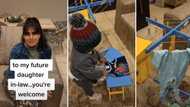 Adorable video of mom teaching toddler son to do his own laundry goes viral: “To my future daughter in law”