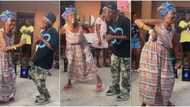 Reactions as granny steals show with amazing legwork in contest with young man