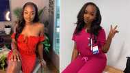 Pretty nurse flourishes with new lux whip, sis flexed with a whole Mercedes Benz