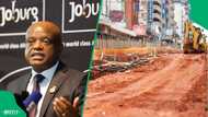 Johannesburg mayor Dada Morero promises to fix damaged Lilian Ngoyi street by August, SA laughs