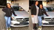 Woman shows off new luxury whip, SA wants a ride: #GirlsWithMercs