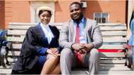 Proud husband showers wife with praise as she becomes a lawyer