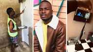 22-Year-old's Facebook photos of house he built after saving for 6 months impresses Mzansi: "Keep it up, boy"