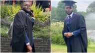 “University was hell”: Young man earns degree in Construction Engineering, many react to his photos