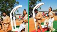 Married couple does cute wedding step in TikTok video, warms Mzansi hearts