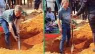 TikTok video of mlungu shovelling at funeral unites Mzansi: “South African politics divide us”