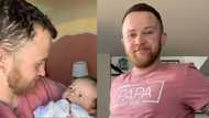 Transgender man who gave birth to baby boy angry at medics for calling him 'mother'