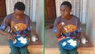 Heartfelt Twitter post shines light on child eating plain pap with salt, ignites Mzansi's compassion