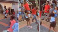 Little girl bends neck as she shows off killer legwork in front of people, leaves guests screaming in video