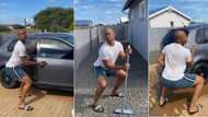 Man drops it down low: Hilarious new dance challenge leaves peeps in stitches