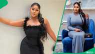 Inno Morolong flaunts hourglass figure while celebrating Valentine’s Day under house arrest