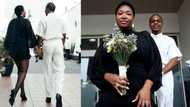 Cute couple get many talking online as they wear 'unusual' attire for wedding ceremony