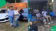 South Africans in the US showcase luxury cars and 'soft life' in viral video; Mzansi reacts: "Vibe"