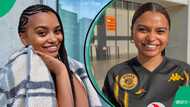 Former 'Umkhokha: The Curse' actress Hope Mbhele stuns in Kaizer Chiefs merch