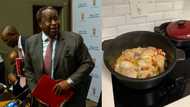 Tito Mboweni's chicken stew journey paused thanks to loadshedding, Mzansi not convinced he couldn't cook