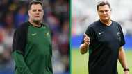 Rassie Erasmus moved to tears by roaring Springboks fans as they welcomed the champions at OR Tambo