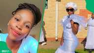 "Voetsek!": KwaZulu-Natal woman tries to film content but gets attacked by dogs in hilarious video