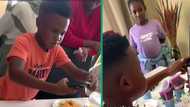 Hilarious birthday moment goes viral as boy keeps guests waiting for cake in a TikTok video