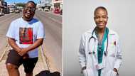 Solomzi shares how girl he went to school with went from being teased to becoming doctor: "Yohh day made"