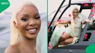 "What a heavenly entrance": Grade 12 pupil’s helicopter arrival at matric dance leaves Mzansi amazed